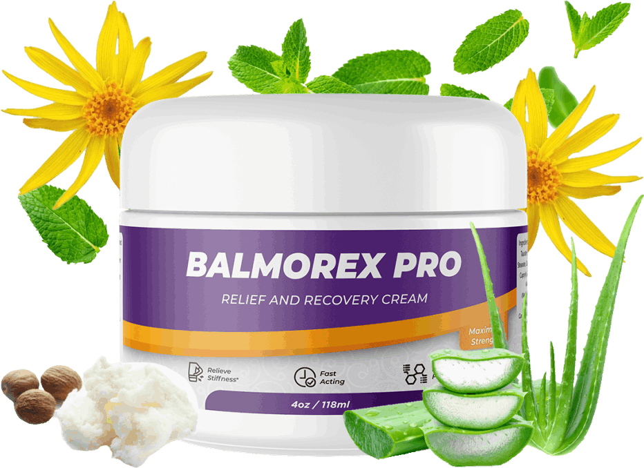 Balmorex Pro joint and muscle recovery cream bottle