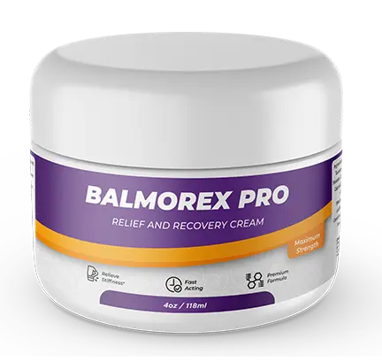 Single bottle of Balmorex Pro recovery cream